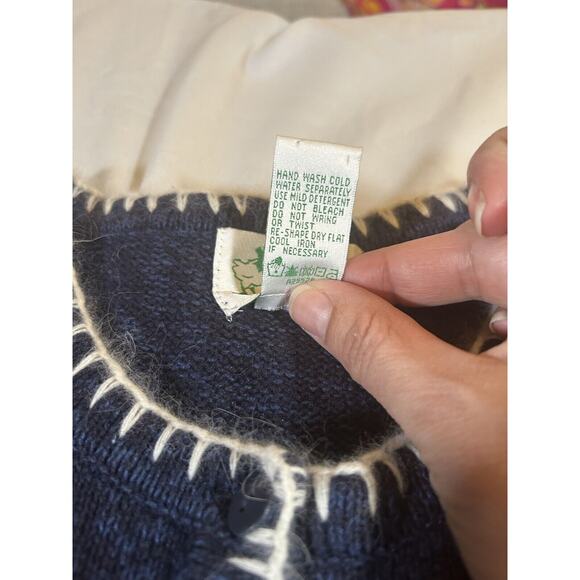 Quacker Factory Snowman Christmas Winter Sweater Cardigan Womens Size Large - Picture 10 of 13